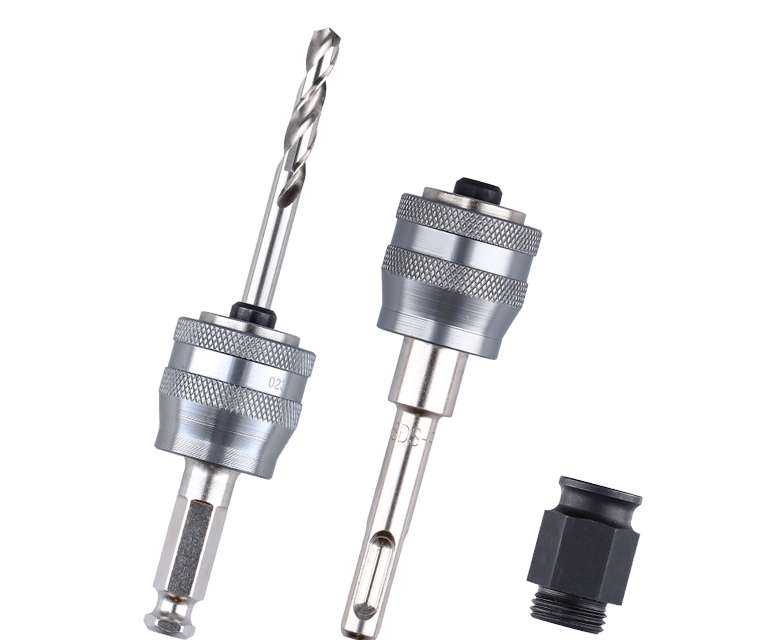 Fast-Change hole saw holders