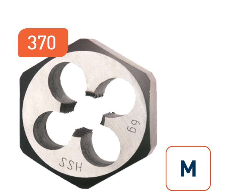 HSS Hexagonal die nuts [M]