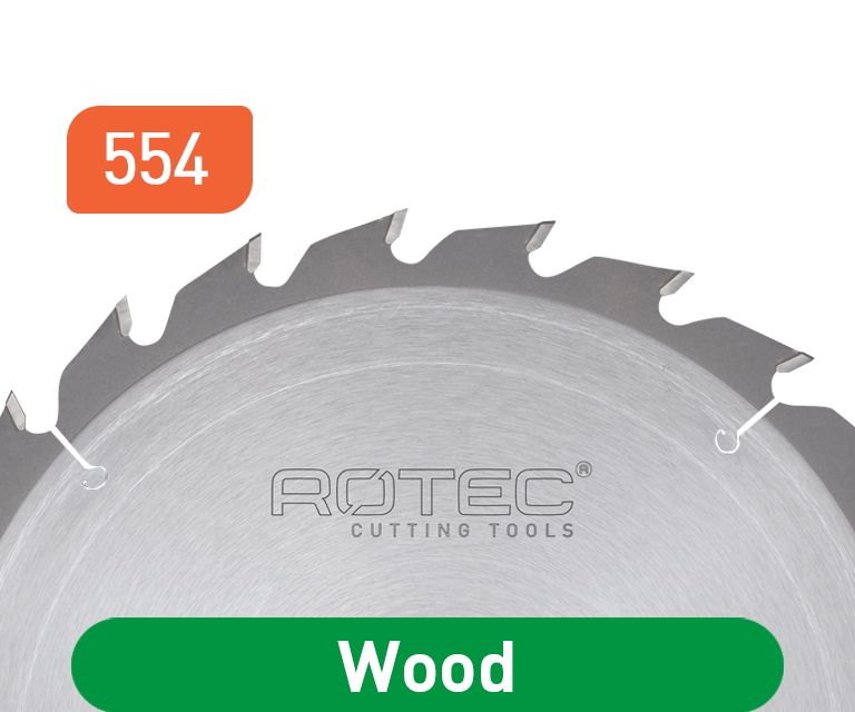 TCT rip saw blades without anti-kick-back