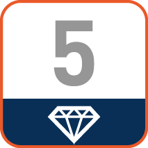 Diamant komschijf SILVER-LINE (Enkelrijig)  detail 6