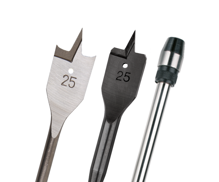 Spade drill bits