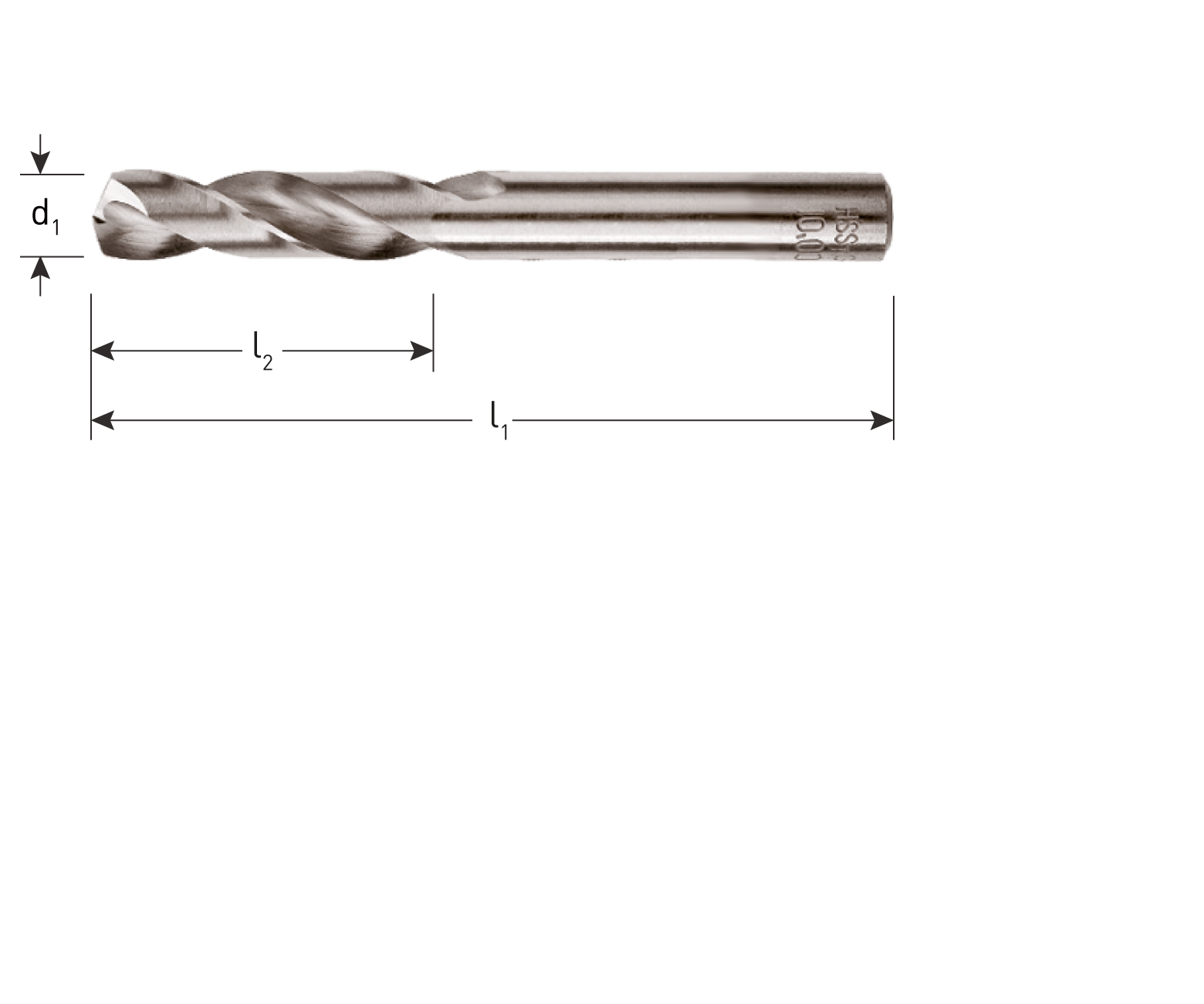 HSS-G plaatwerkboor type '130' TLS1000, ø9,0mm