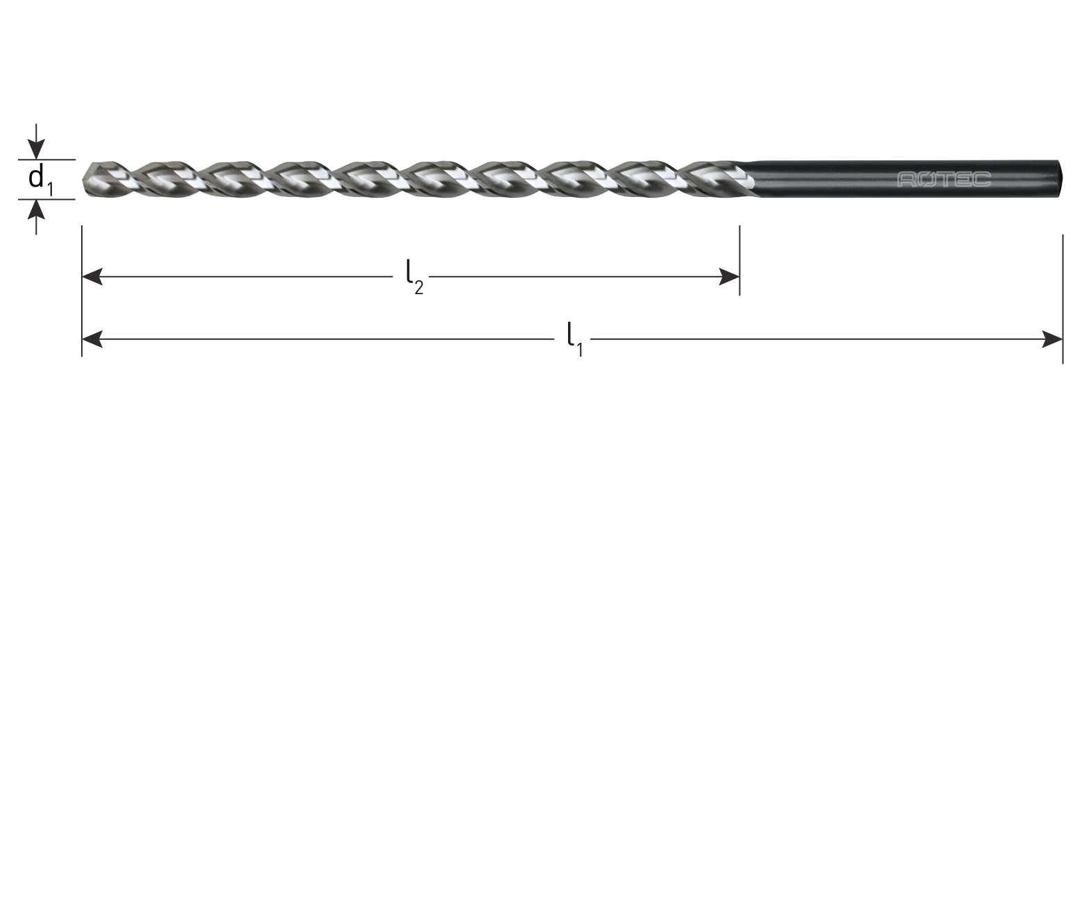 HSS-E spiraalboor type '165' TLS1000, ø8,5x305mm