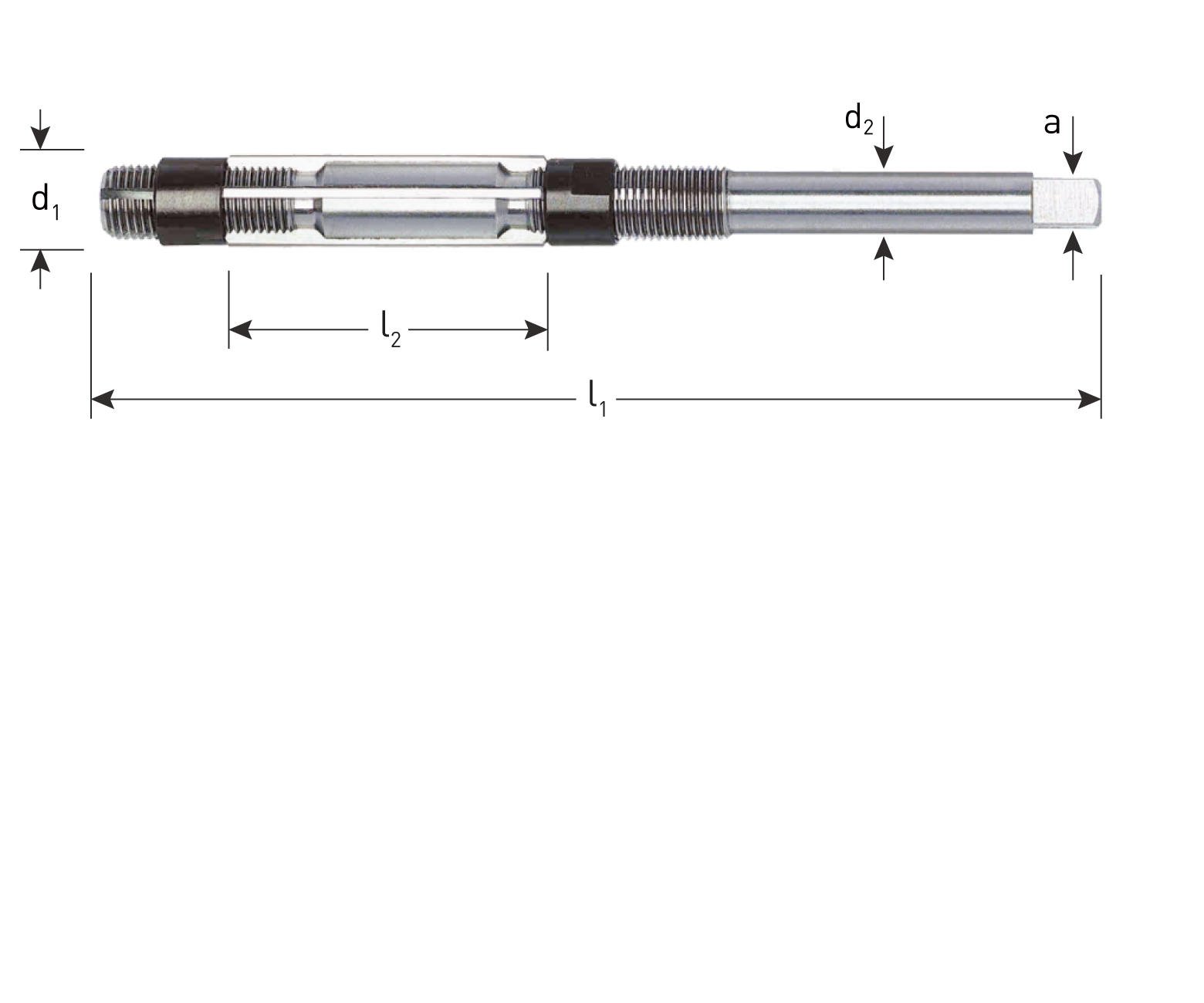 HSS-G verstelbare handruimer type '189', ø37,0 - 45,0mm