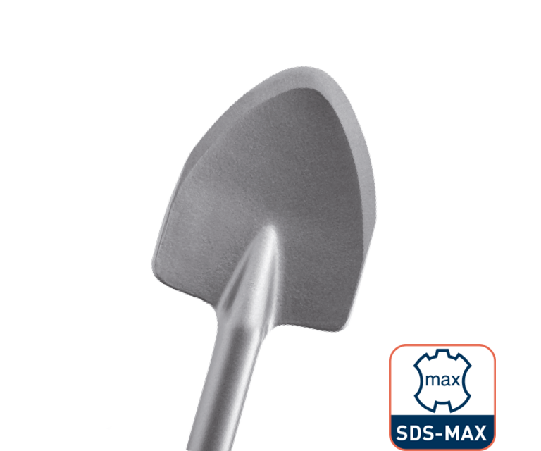Pointed spade chisel