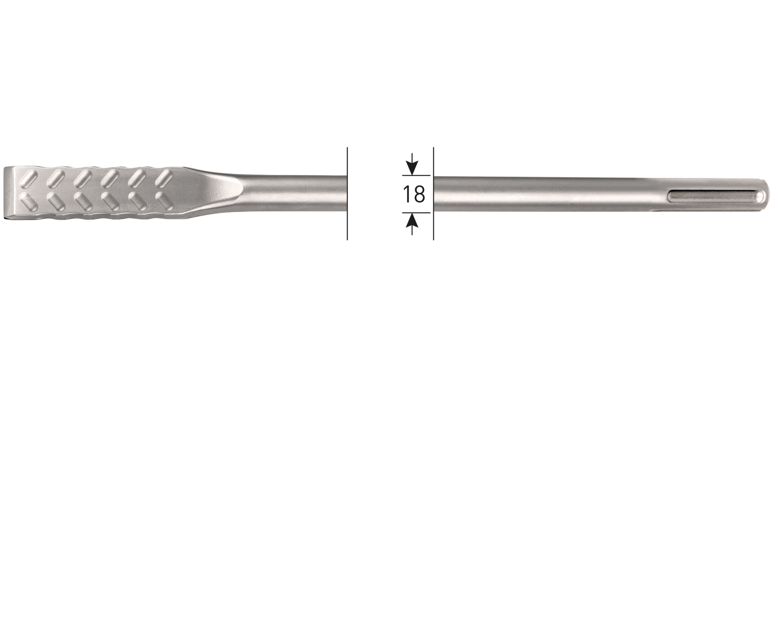 SDS-max flat chisel 'V-Breaker', 25x400 mm