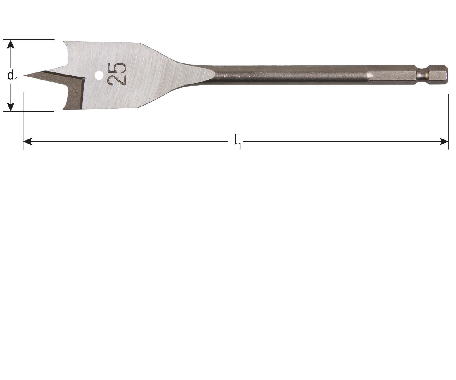 Speedboor type '230', ø8x152 mm, in EV-pack