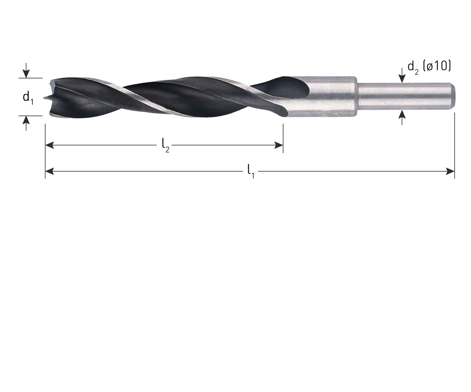 Houtspiraalboor type '235', ø12 mm, in EV-pack