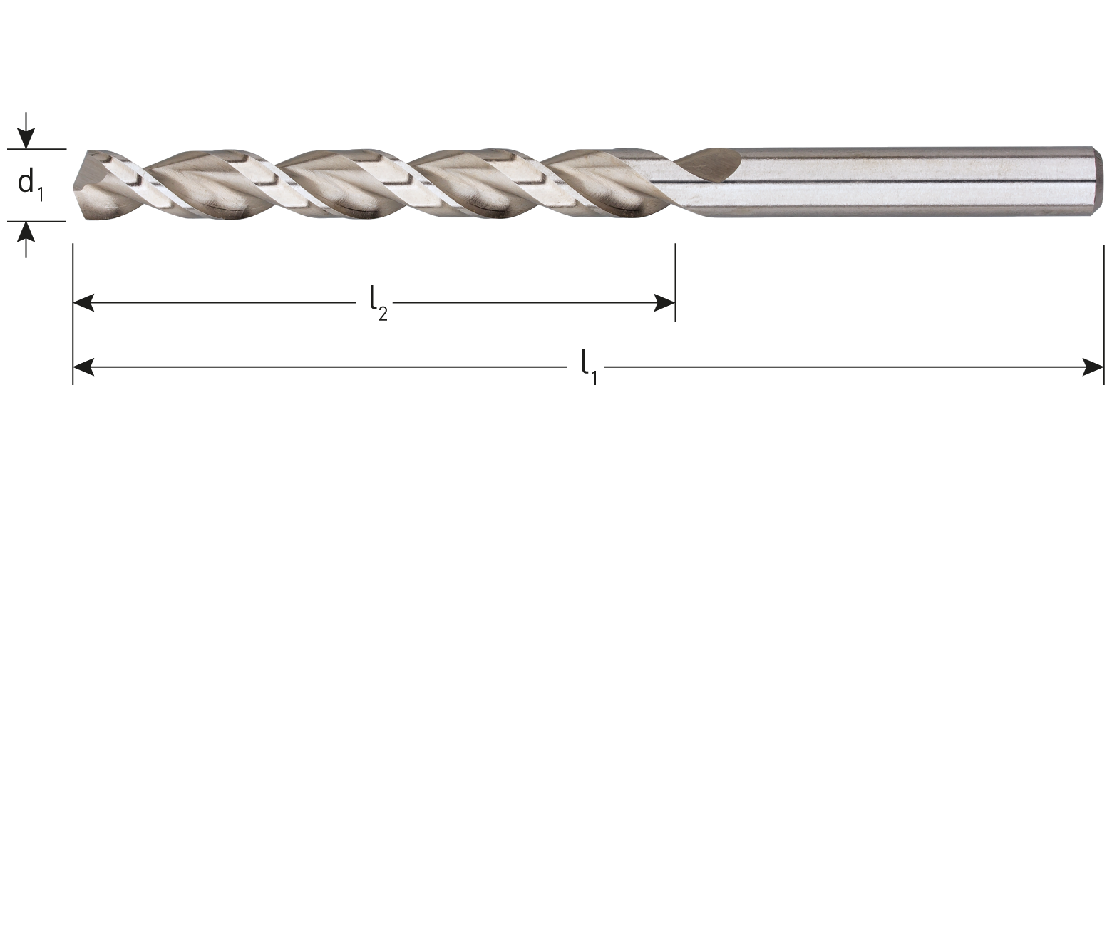 HSS-G houtspiraalboor type '262|TLS', ø4,0x43 mm