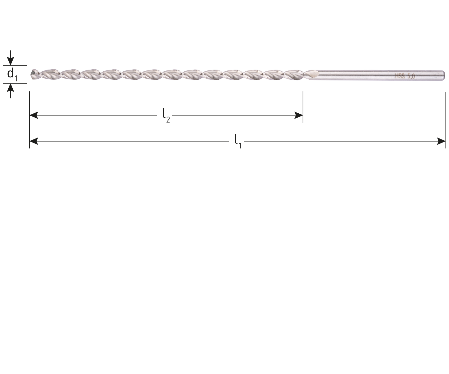 HSS-G houtspiraalboor type '266|TLS', ø12,0x295 mm, in koker