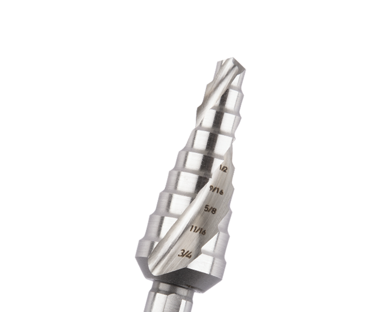 HSS Step drill bit, imperial sizes