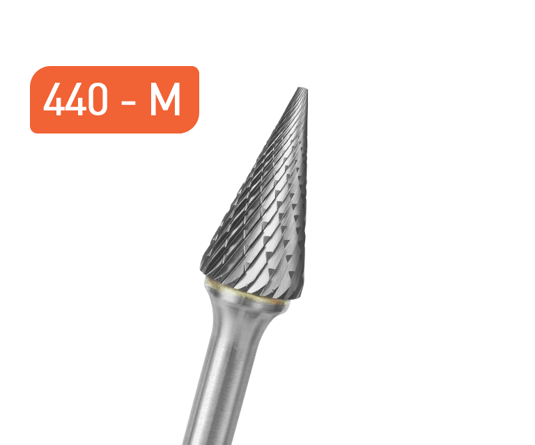 440.0601 Carbide bur, cone, shape M (SKM)