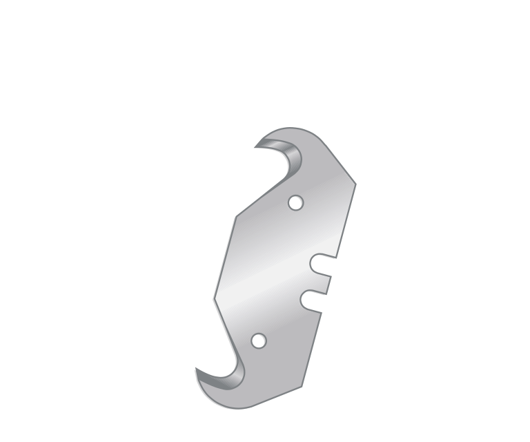 Spare hook blade for utility knives, model 1996