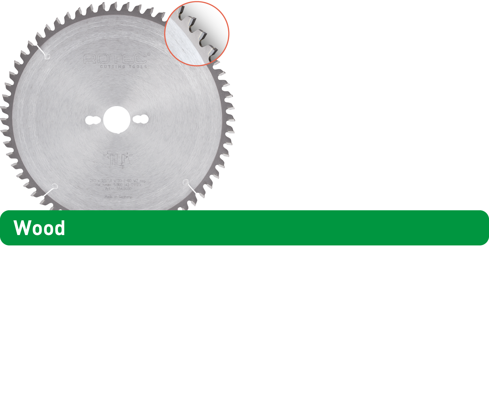 TCT chop and mitre saw blade