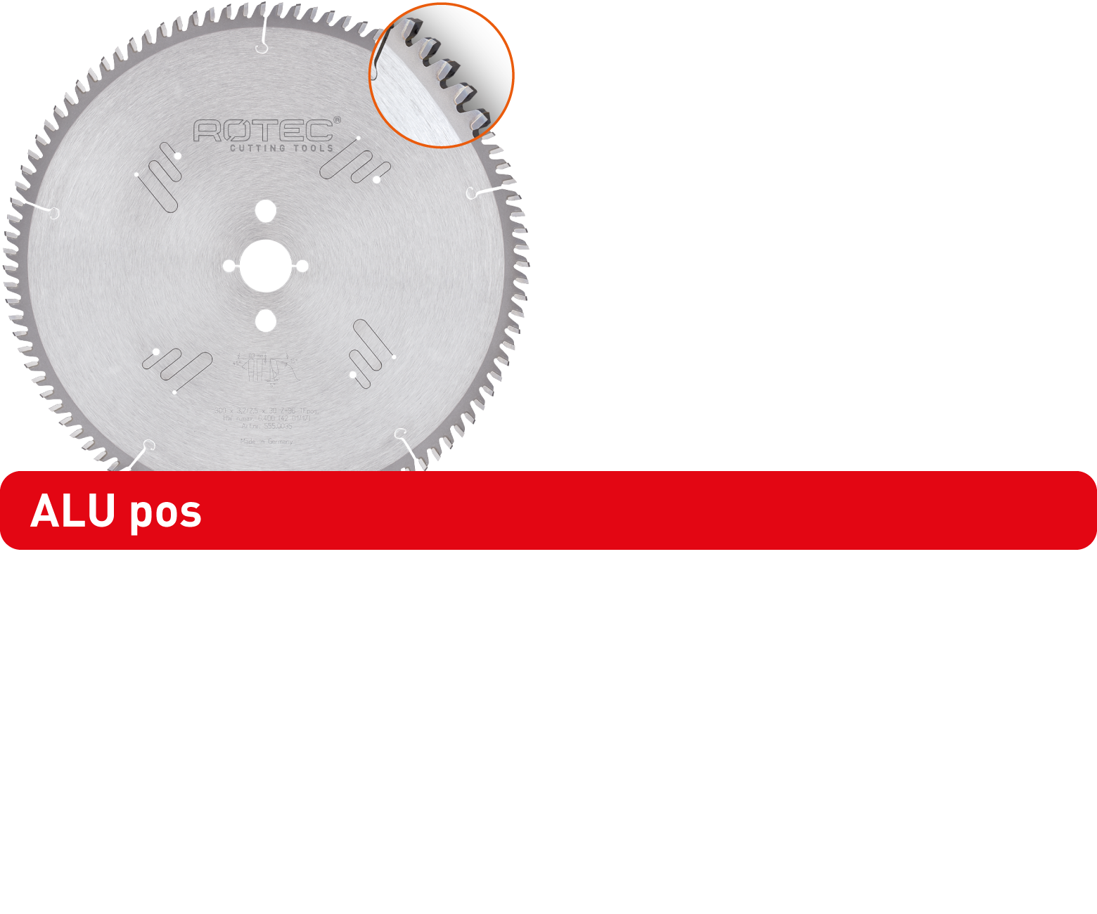 TCT saw blade for non-ferrous metals