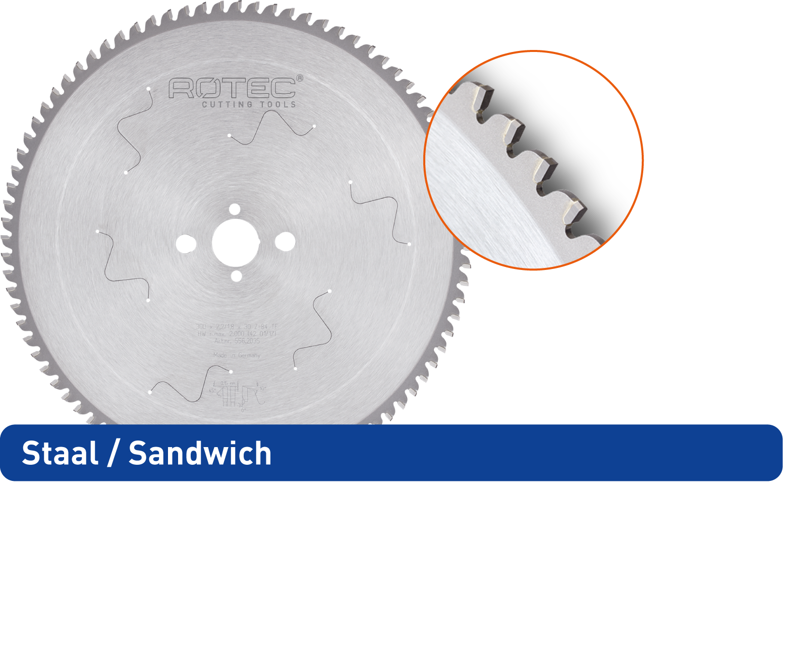 HM dry-cutter zaagblad sandwich